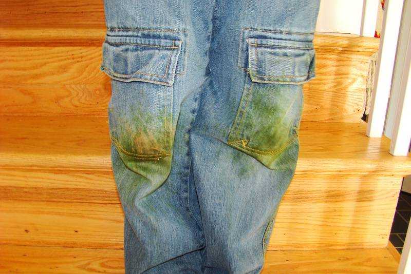 Как удалить пятно с джинсов - wikihow