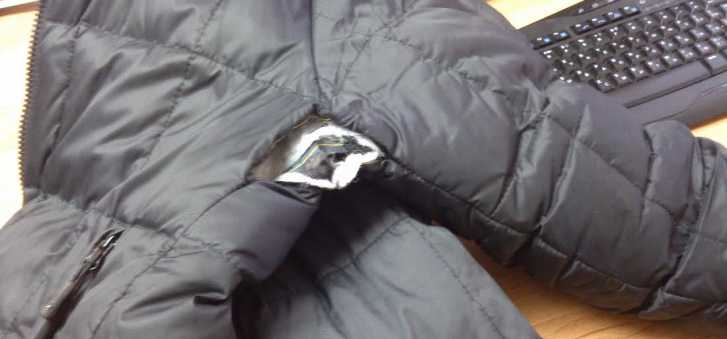 Разглаживание куртки с наполнителем полиэстер после покупки