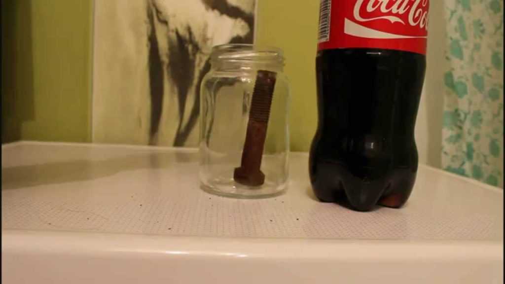 Как использовать кока-колу, чтобы она разъедала ржавчину?