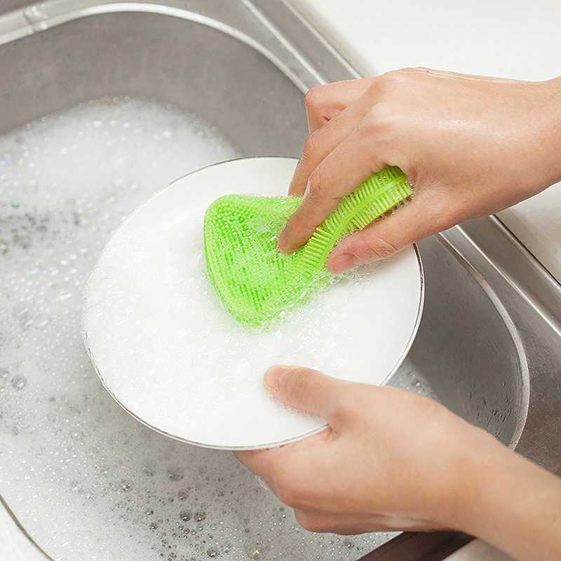 Из чего делают губки для мытья посуды (поролоновые, силиконовые, бамбуковые и другие), как изготавливаются, как ухаживать за изделиями?