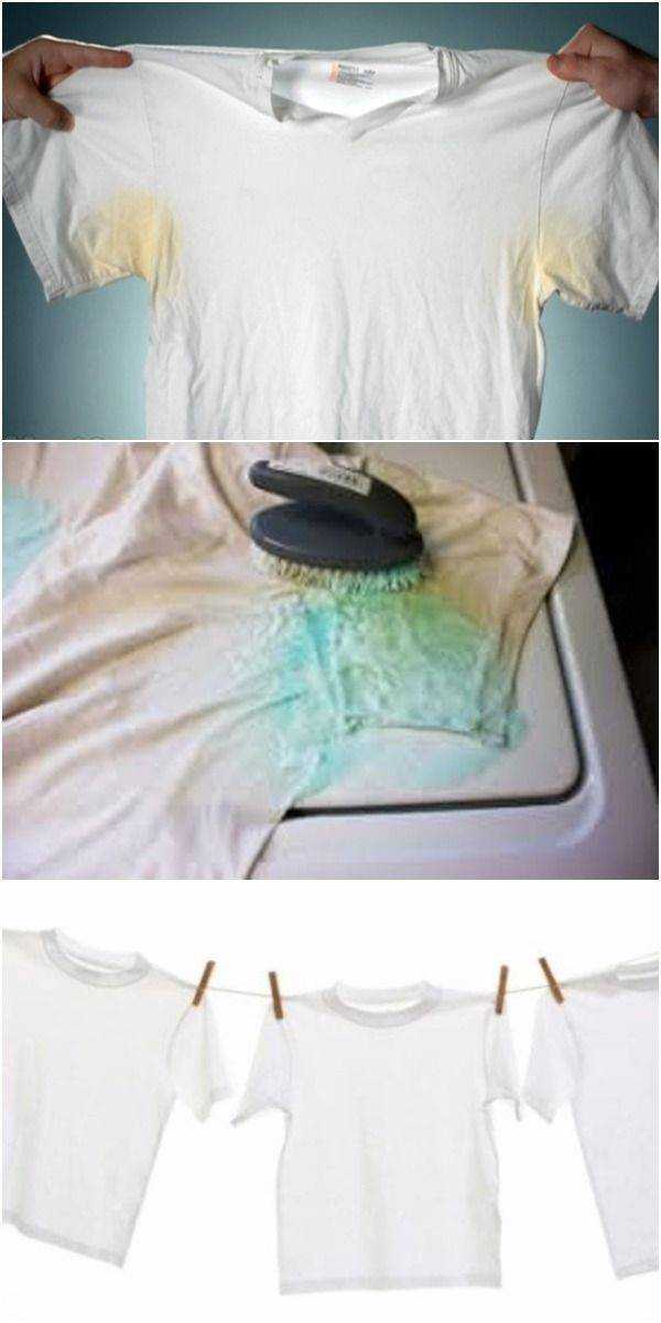 8+ волшебных способов, как вывести пятна от пота на белой одежде. прочь все пятна!