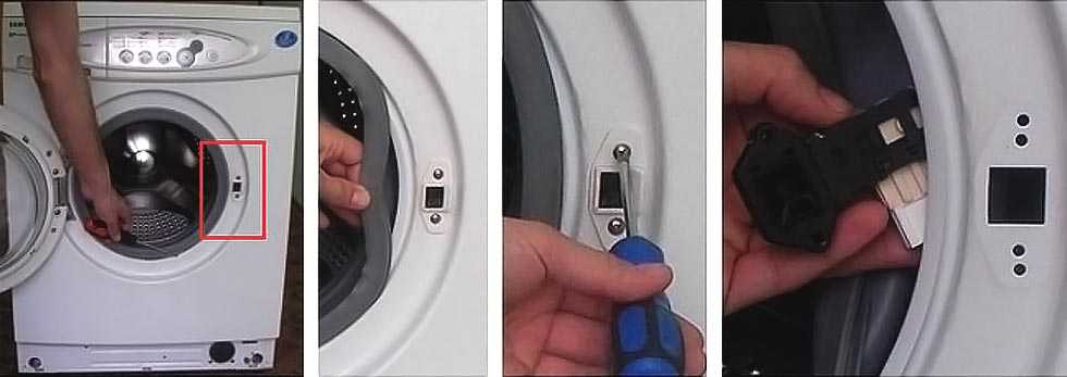 Не открывается дверца стиральной машины после стирки, что делать