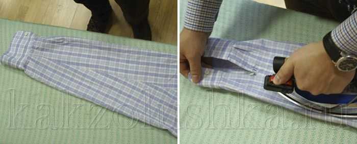 Как правильно гладить рубашку с длинным рукавом :: syl.ru