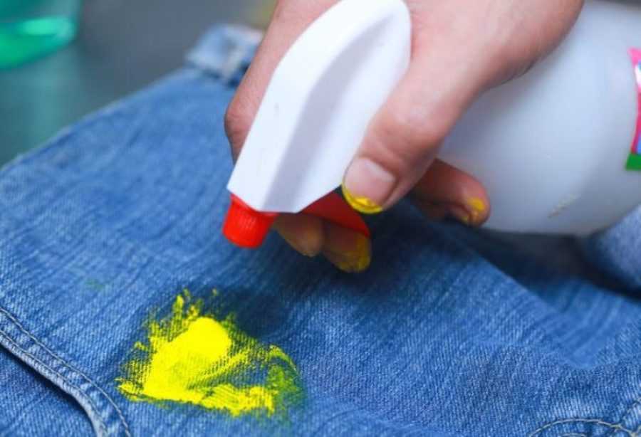 Как вывести пятно от краски с одежды Прочитайте статью об эффективных способах выведения пятен от краски с одежды