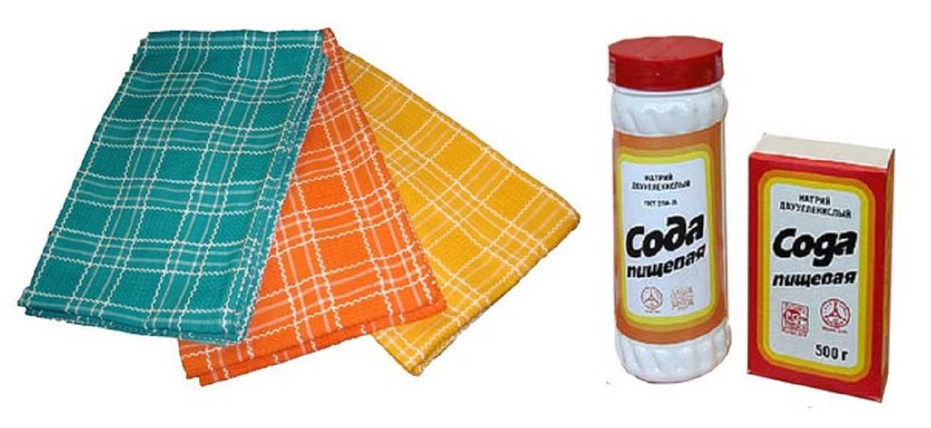 Как отбелить кухонные полотенца с растительным маслом: 3 простых способа