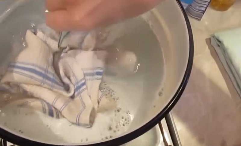 Как отстирать кухонные полотенца в домашних условиях без кипячения: супер рецепт
