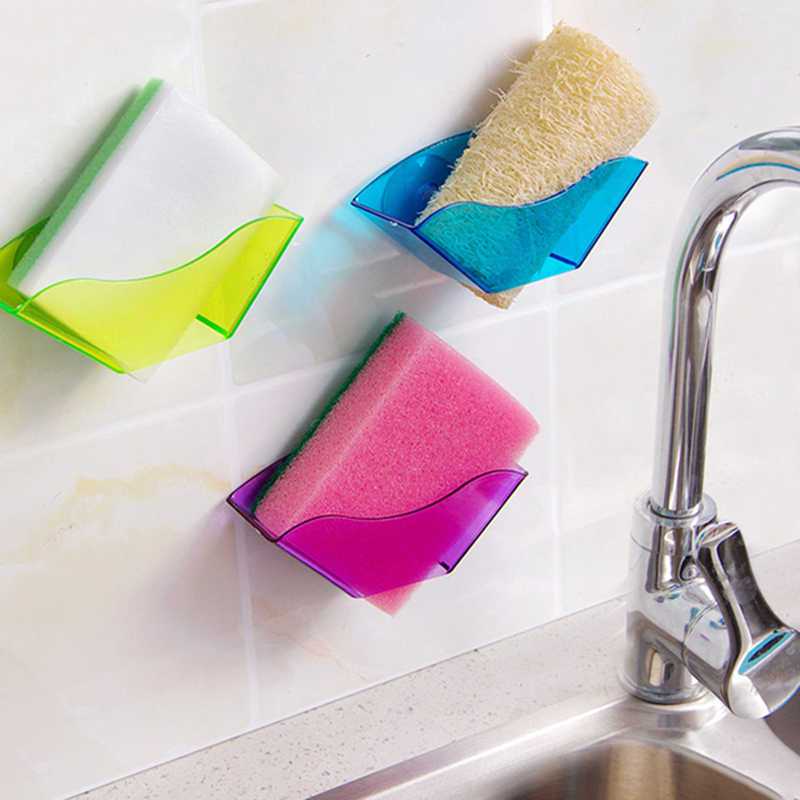 Как организовать хранение тряпок и губок на кухне и в ванной