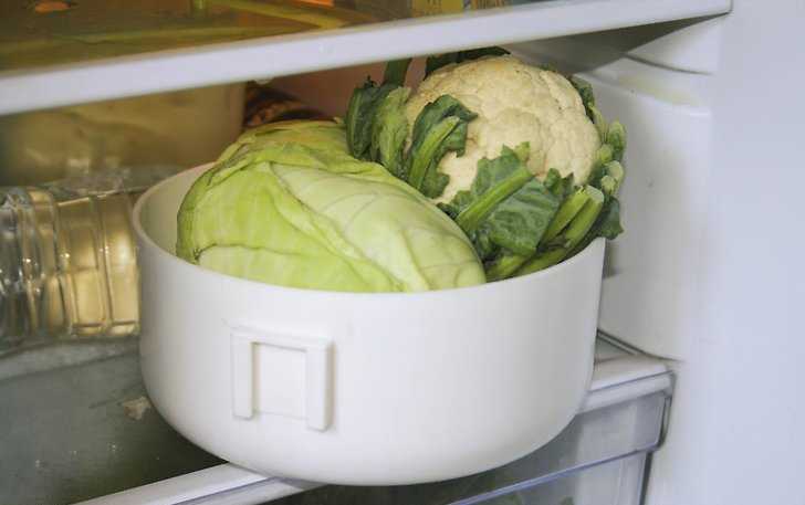 Как хранить цветную капусту в холодильнике: как правильно и сколько, чтобы она не темнела, каков срок хранения овоща в домашних условиях?