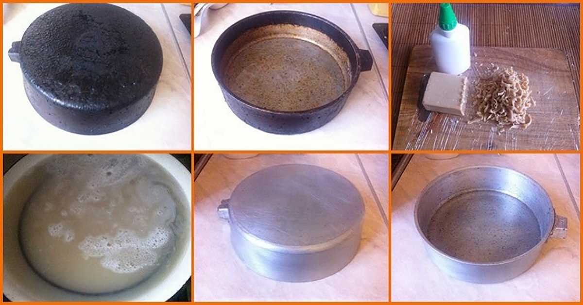 Как очистить сковородки от толстого слоя нагара в домашних условиях