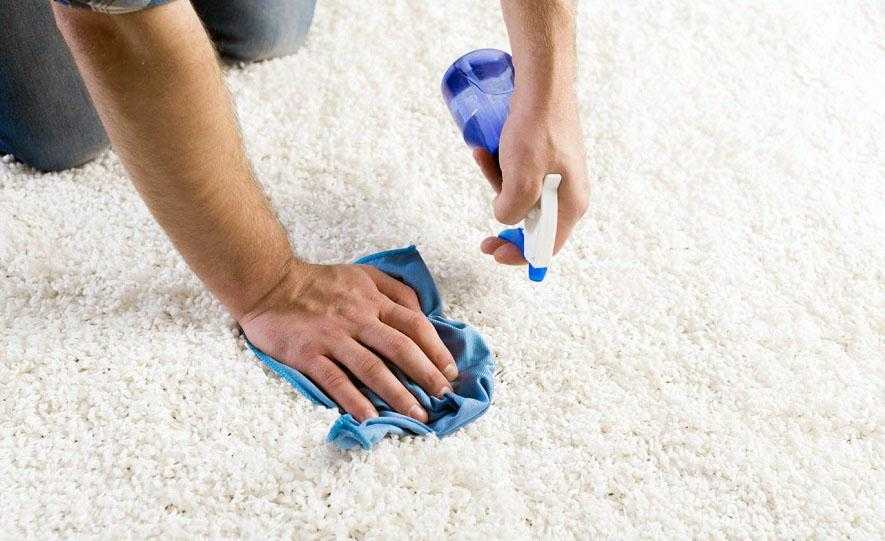 Маленькие хитрости, как очистить ковер от застарелых пятен в домашних условиях
