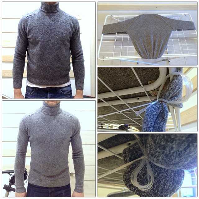 Как растянуть свитер, который сел после стирки: как вернуть прежний размер севшей шерстяной вещи, что делать, чтобы предотвратить усадку изделия?