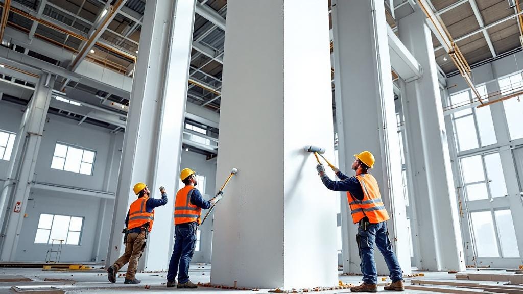 Огнезащитная краска для металлических конструкций