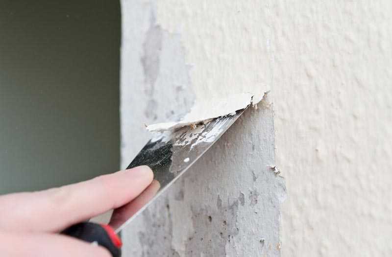 Как убрать шпаклевку со стены: способы и методы, как быстро удалить старое покрытие с деревянной, бетонной, гипсокартонной поверхности в домашних условиях