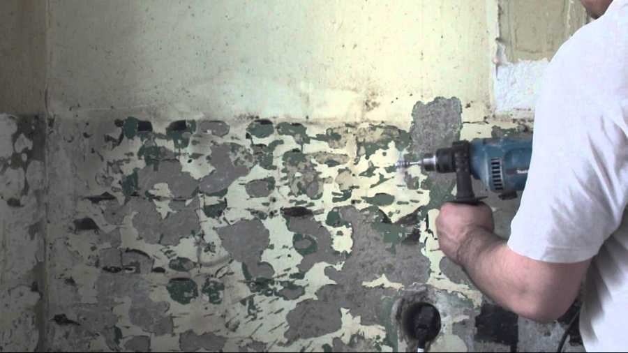 Как снять старую масляную краску со стен