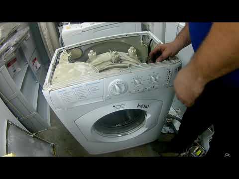 Как разобрать стиральную машину hotpoint-ariston?