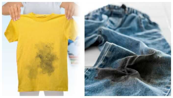 Как убрать пятно от масла на джинсах: чем вывести загрязнение от растительного и от машинного?