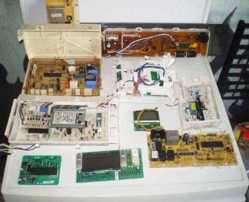 Ремонт электронных модулей и программаторов стиральных машин