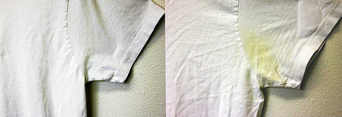 Как вывести пятна от дезодоранта под мышками на цветной одежде? чем отстирать белые следы на цветных вещах?