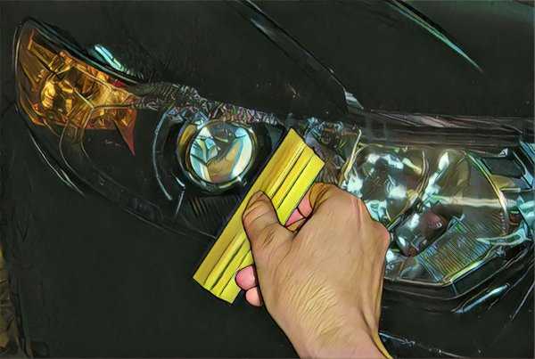 Как убрать желтизну с фар автомобиля своими руками: способы и средства, как очистить поверхность от желтого налета