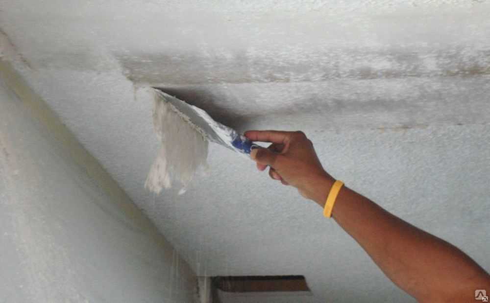 Удаление старой краски с потолка и стен: как снять побелку | o-builder.ru