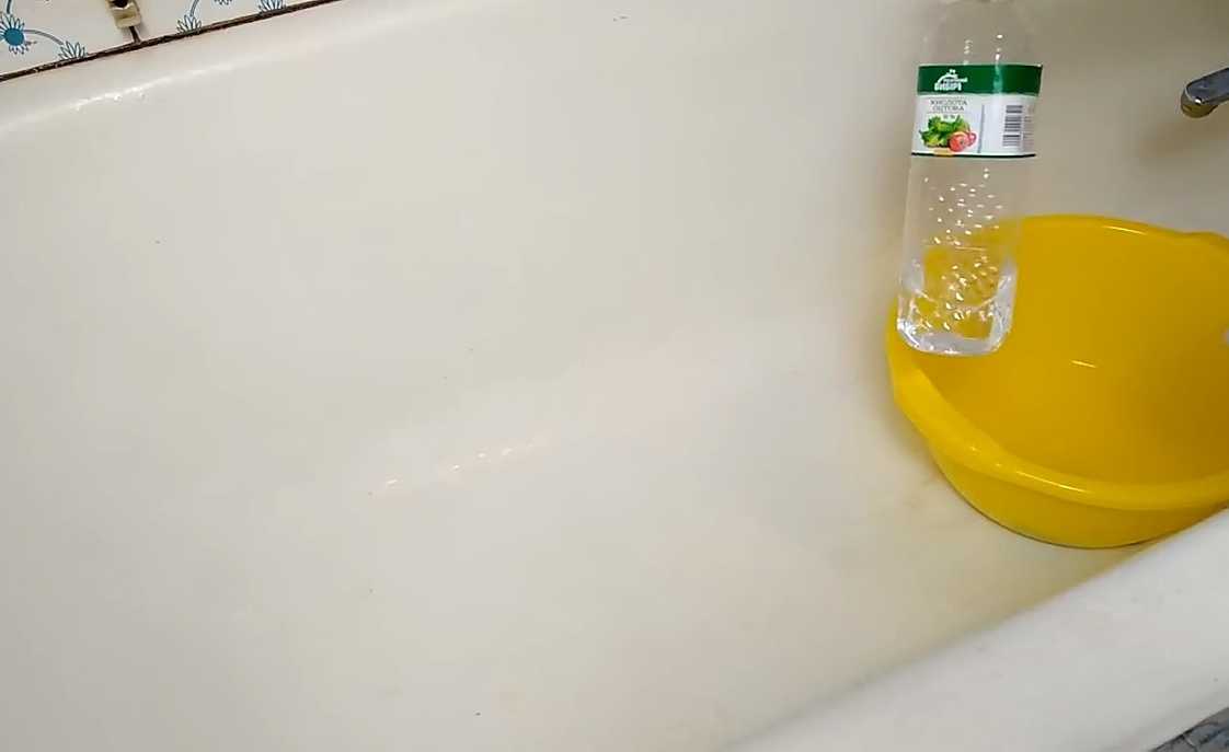 Как отмыть ванну от желтизны народными средствами