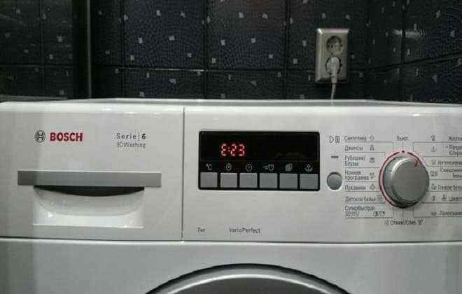 Расшифровка ошибки f23 (e23) в стиральной машине bosch и способы ее устранения
