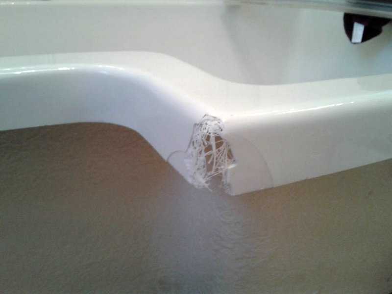 Способы устранения сколов на эмалированной ванной