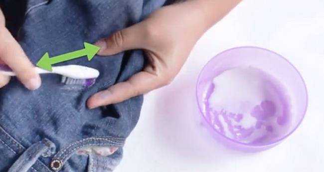 Как убрать слайм с ткани
