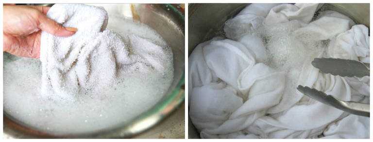 Быстро отбелить полотенца в домашних условиях. Отбеливание кухонных полотенец в домашних. Беление тканей хлором. Отбеливатель полотенца. Сода для белья отбеливания.