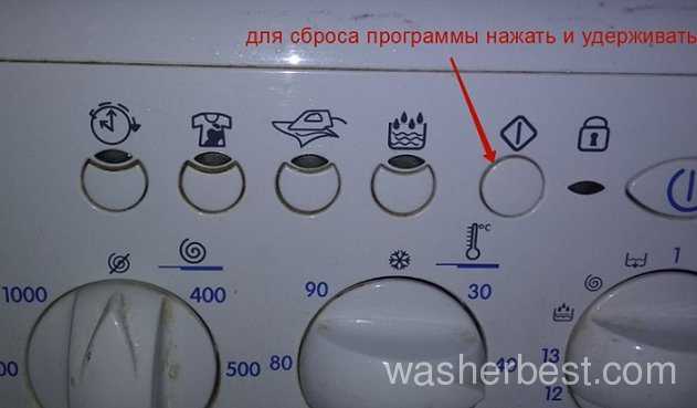 Сброс настроек стиральной машины, установка заводских значений