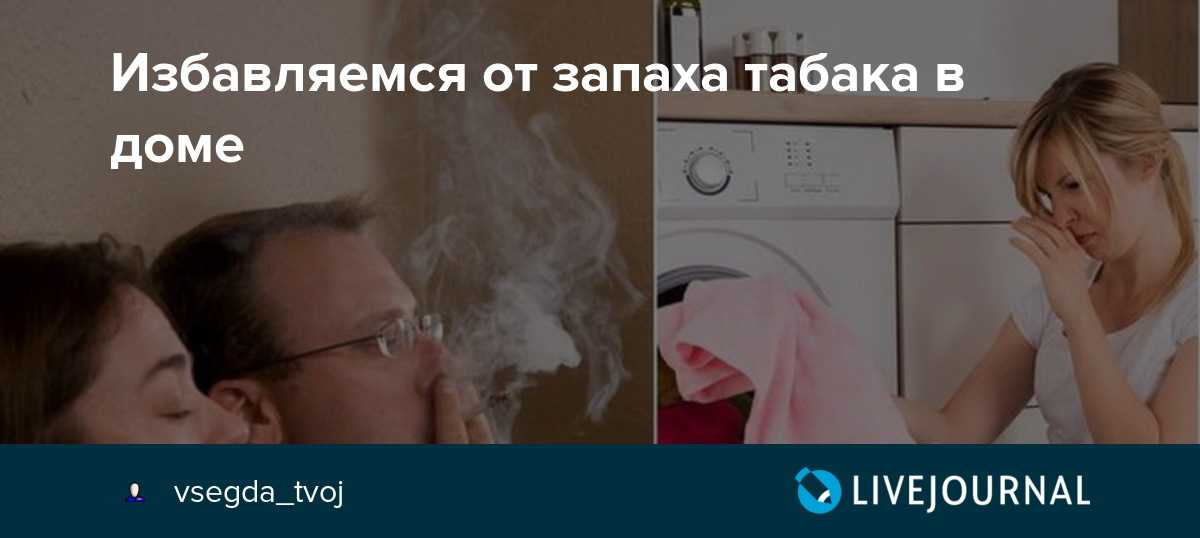 Как вывести запах табака из квартиры?