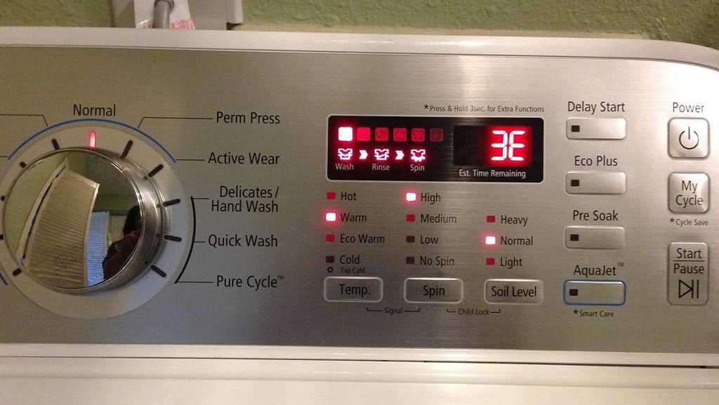 О чем говорит ошибка h2 стиральной машины самсунг, как устранить неисправность?