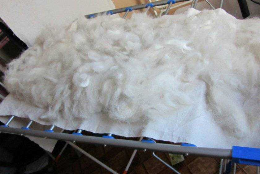 Как чистить накидки из овечьей шерсти?