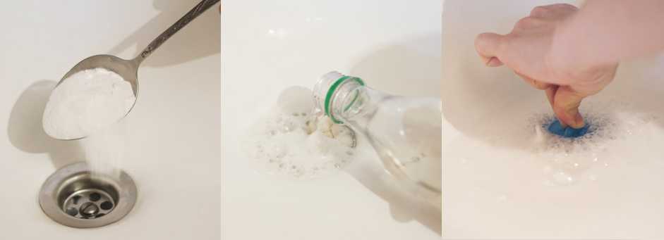 Как прочистить унитаз от засора содой и уксусом