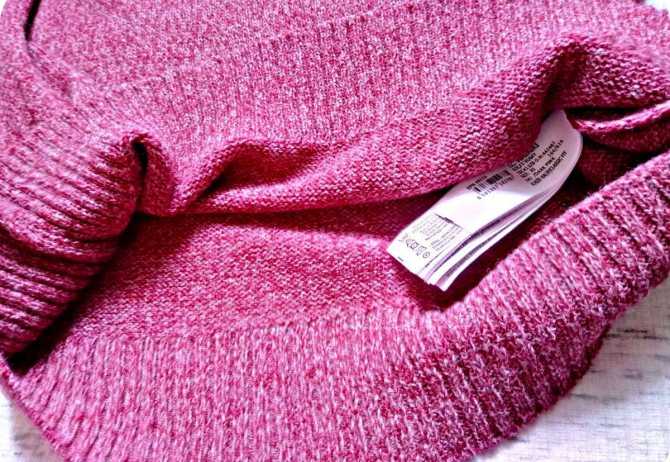 Восстанавливаем прежний размер растянувшегося свитера