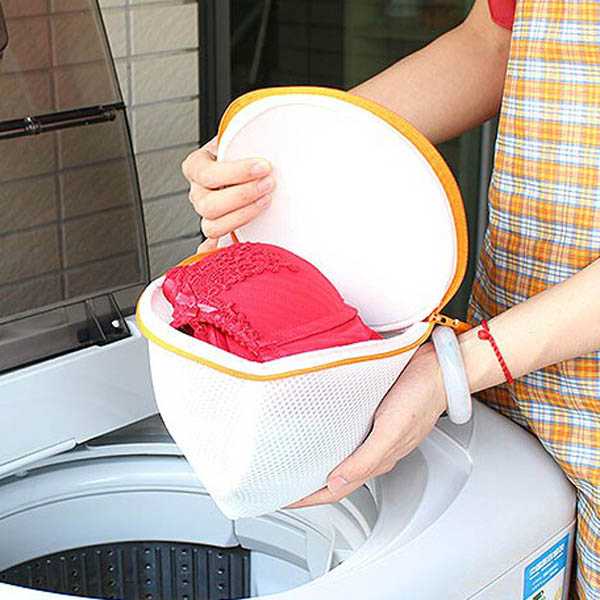 Мешок для стирки бюстгальтеров в стиральной машине: плюсы, минусы, стоимость, инструкция по применению чехла
