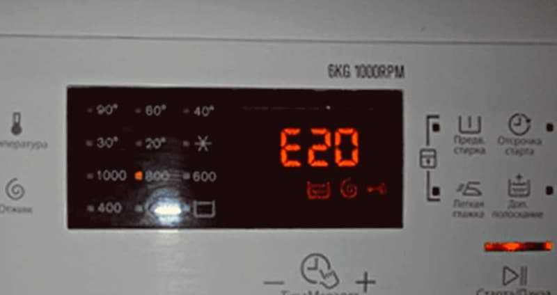 Как расшифровать ошибку е22 в стиральной машине candy, найти поломку и устранить ее?