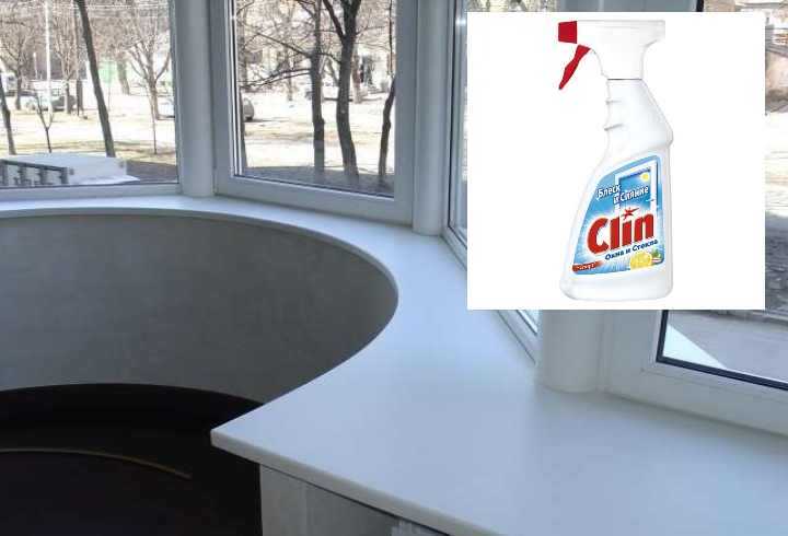 Как отмыть подоконник пластикового окна в домашних условиях