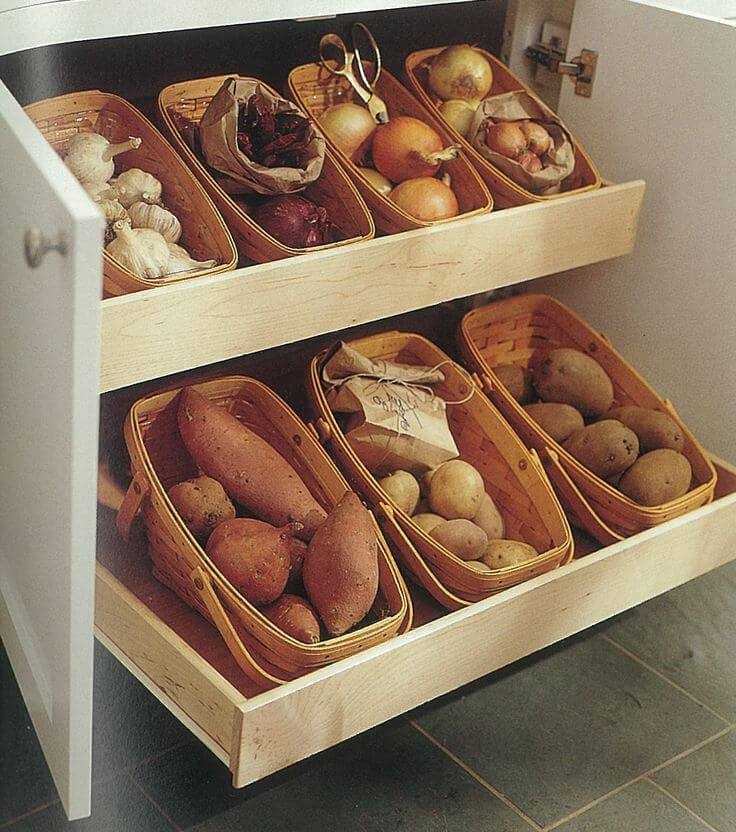 Хранение картошки в квартире, где хранить картошку, правила хранения в жаркое время года
