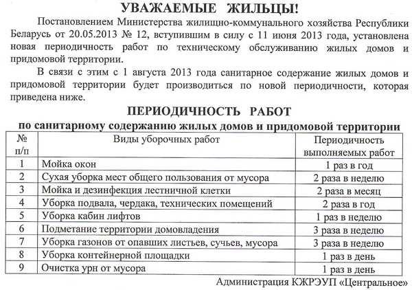 Периодичность уборки подъездов и лестничных клеток: регламентирование согласно постановлению №290, нормативы, гост в многоквартирном доме