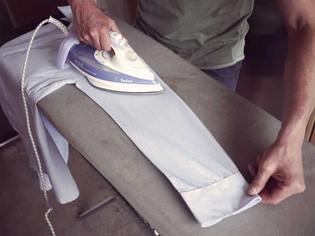 Как правильно гладить рубашку с длинными и короткими рукавами