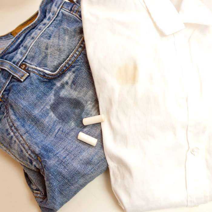 Как удалить (отстирать) застарелые жирные пятна с одежды