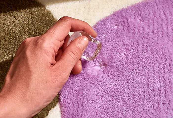 Как убрать слайм с ткани