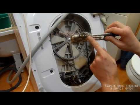 Как заменить подшипник на стиральной машине индезит