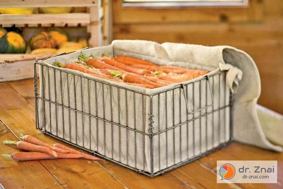 Где и как можно сохранить морковь на зиму в домашних условиях в квартире?