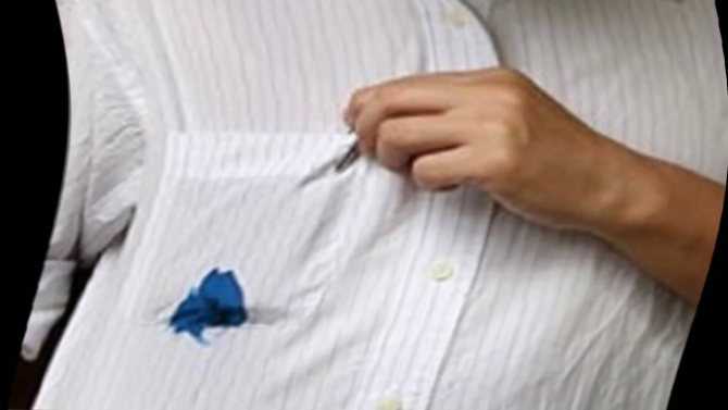 Чем и как отстирать ручку с одежды|вывести ручку с ткани