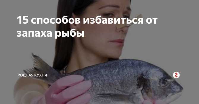 Как избавиться от запаха рыбы на руках, посуде, в квартире