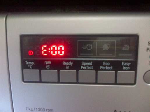Что означает ошибка e17 (f17) стиральной машины бош и как ее устранить?