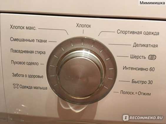 Какие режимы работы предусмотрены в стиральной машине индезит, как их правильно использовать?