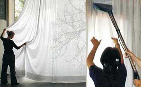 Как стирать нитяные шторы в домашних условиях: 4 этапа